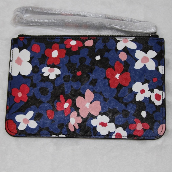 NWT Kate Spade XL Bouquet Floral Tote Bag & Wristlet Purse Handbag Set - Picture 11 of 12